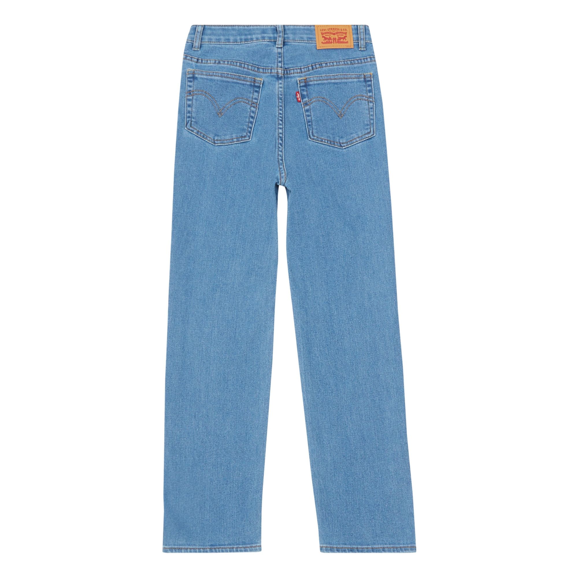 Ribcage High-Waisted Straight Leg Jeans Denim blue- Product image n°1