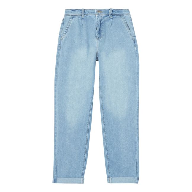 High-Waisted Jeans Denim Stonewashed