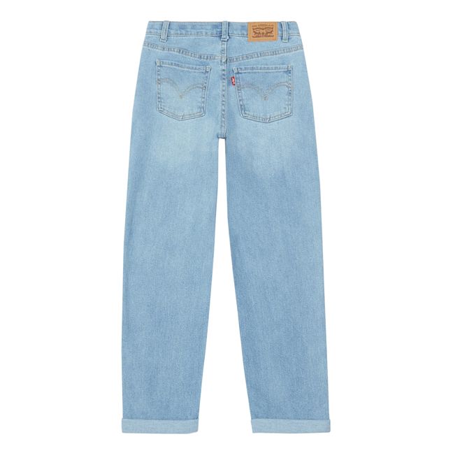 High-Waisted Jeans Demin