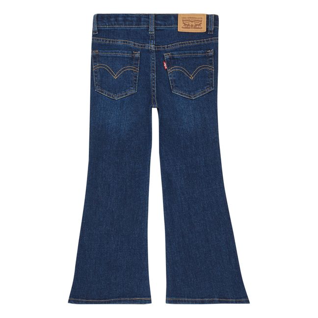 High-Waisted Flared Jeans | Denim brut