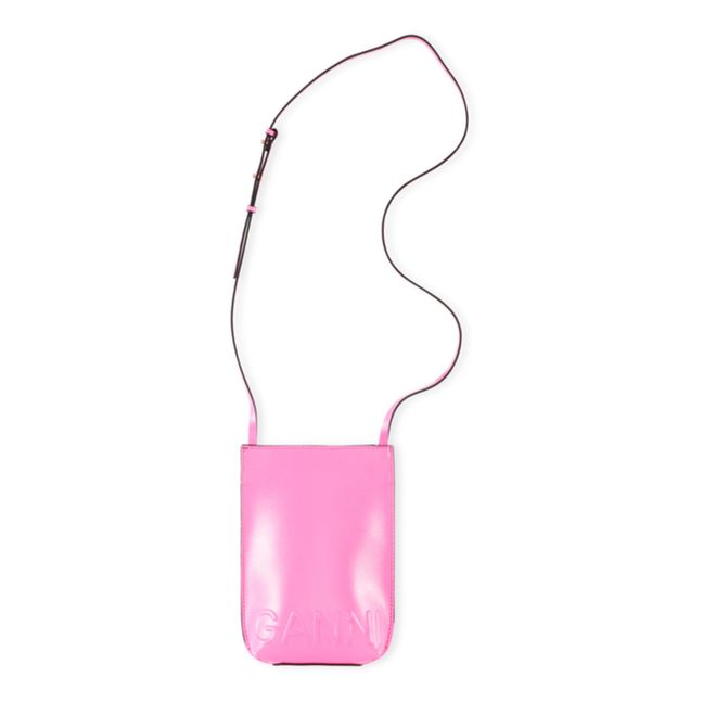 Mini Recycled Polyester Shoulder Bag Pink