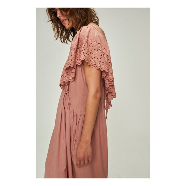 Bluse mit Blumenprint Camélia - Damenkollektion - Altrosa