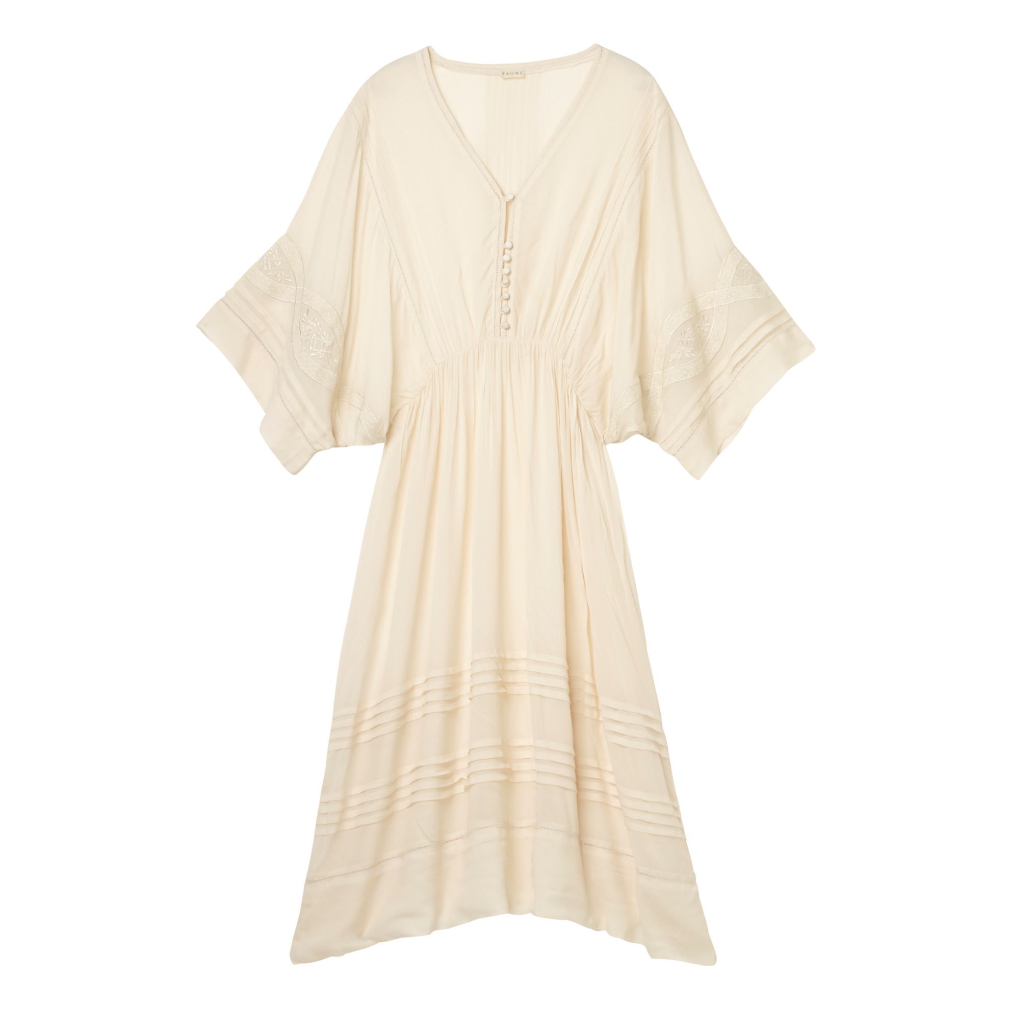 Faune - Robe de Nuit Dahlia - Collection Femme - - Ecru