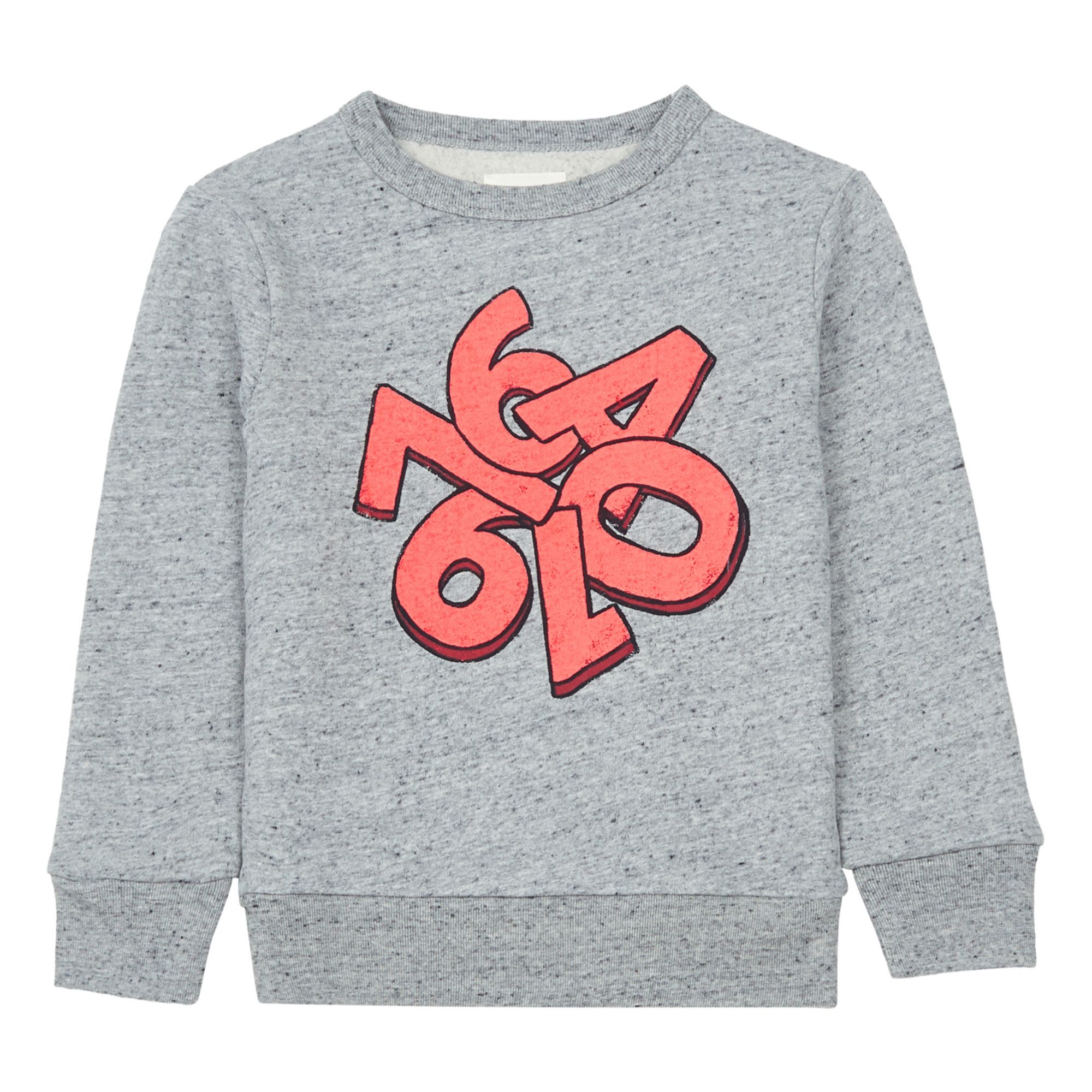 AO76 - Sweat Col Rond AO76 - Garçon - Gris chiné