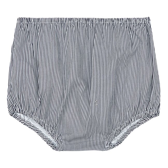 Newberry Striped Bloomers Navy blue