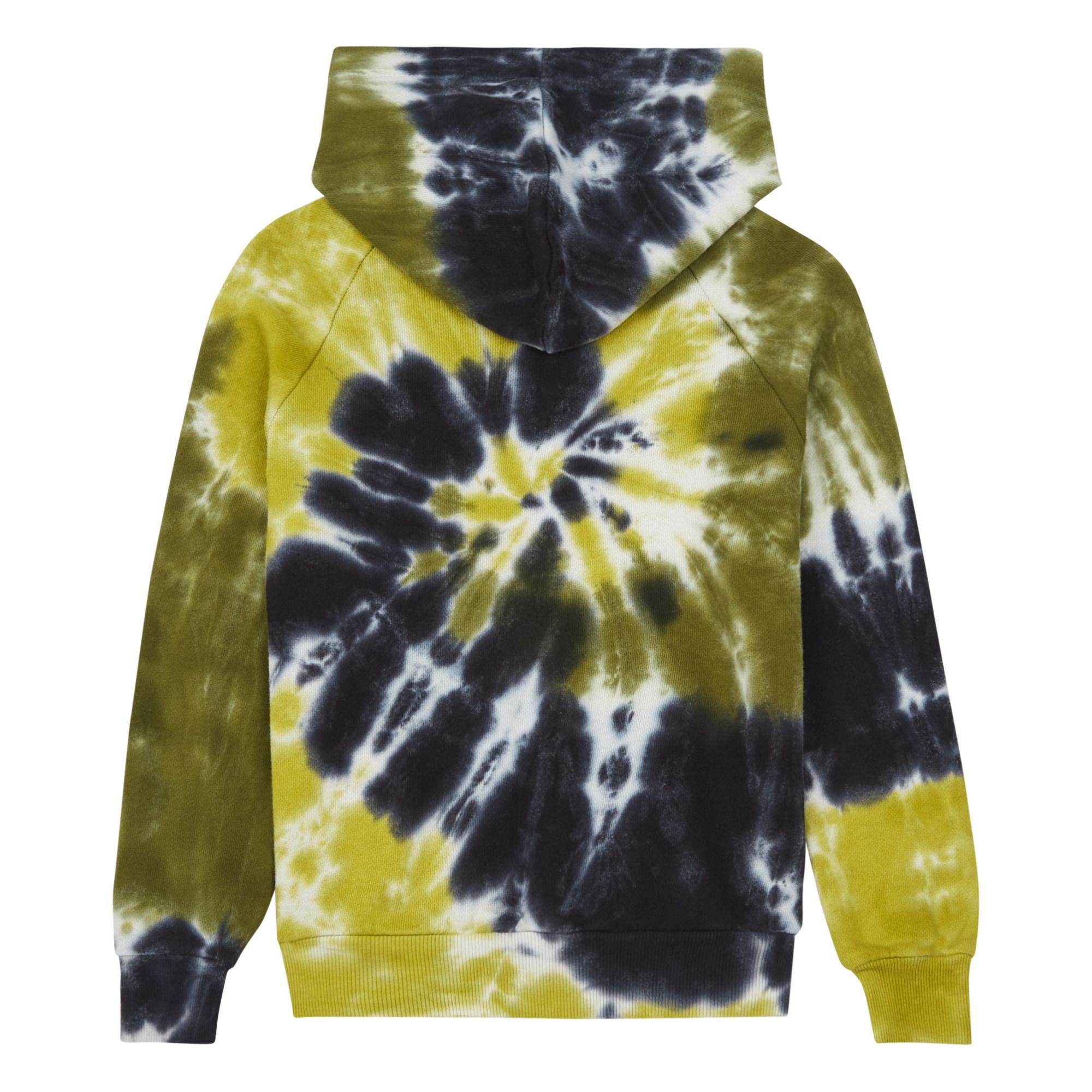 Sweatshirt mit Kapuze Tie&Dye Gelb grün- Produktbild Nr. 2