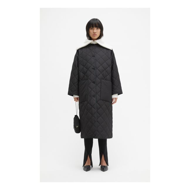 Sandler Recycled Polyester Quilted Parka  | Black