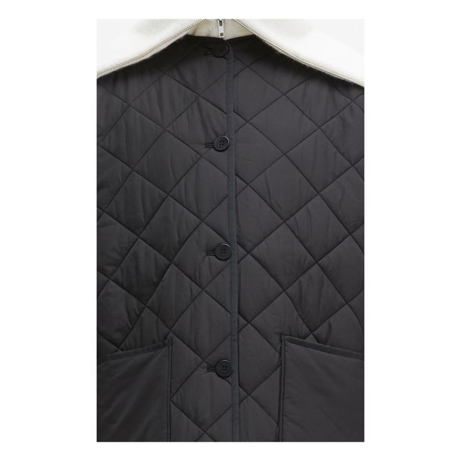 Sandler Recycled Polyester Quilted Parka  | Black