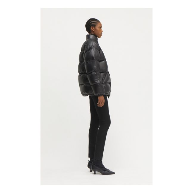 Maurice Recycled Nylon Down Jacket | Negro