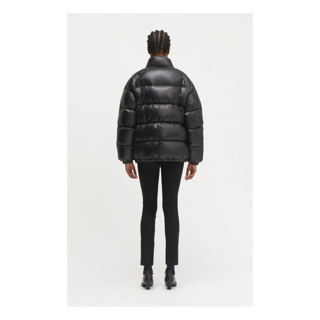 Maurice Recycled Nylon Down Jacket | Black