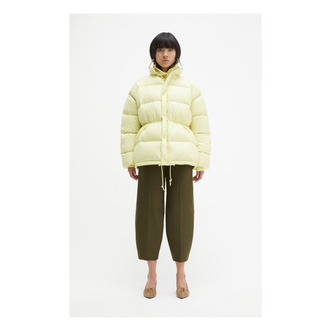 Maurice Recycled Nylon Down Jacket Yellow