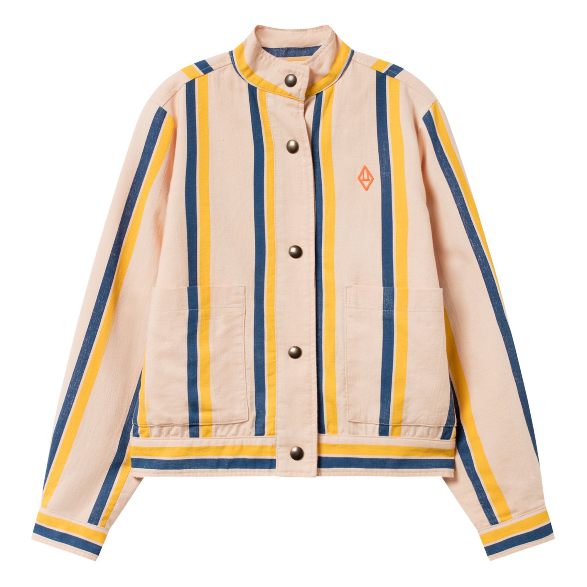 The Animals Observatory - Veste Rayée Tiger - Fille - Rose pâle