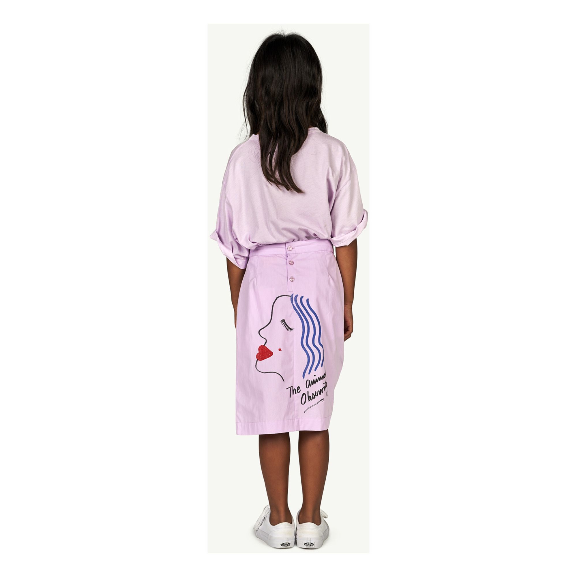 Oversize Rooster T-shirt Mauve- Product image n°2