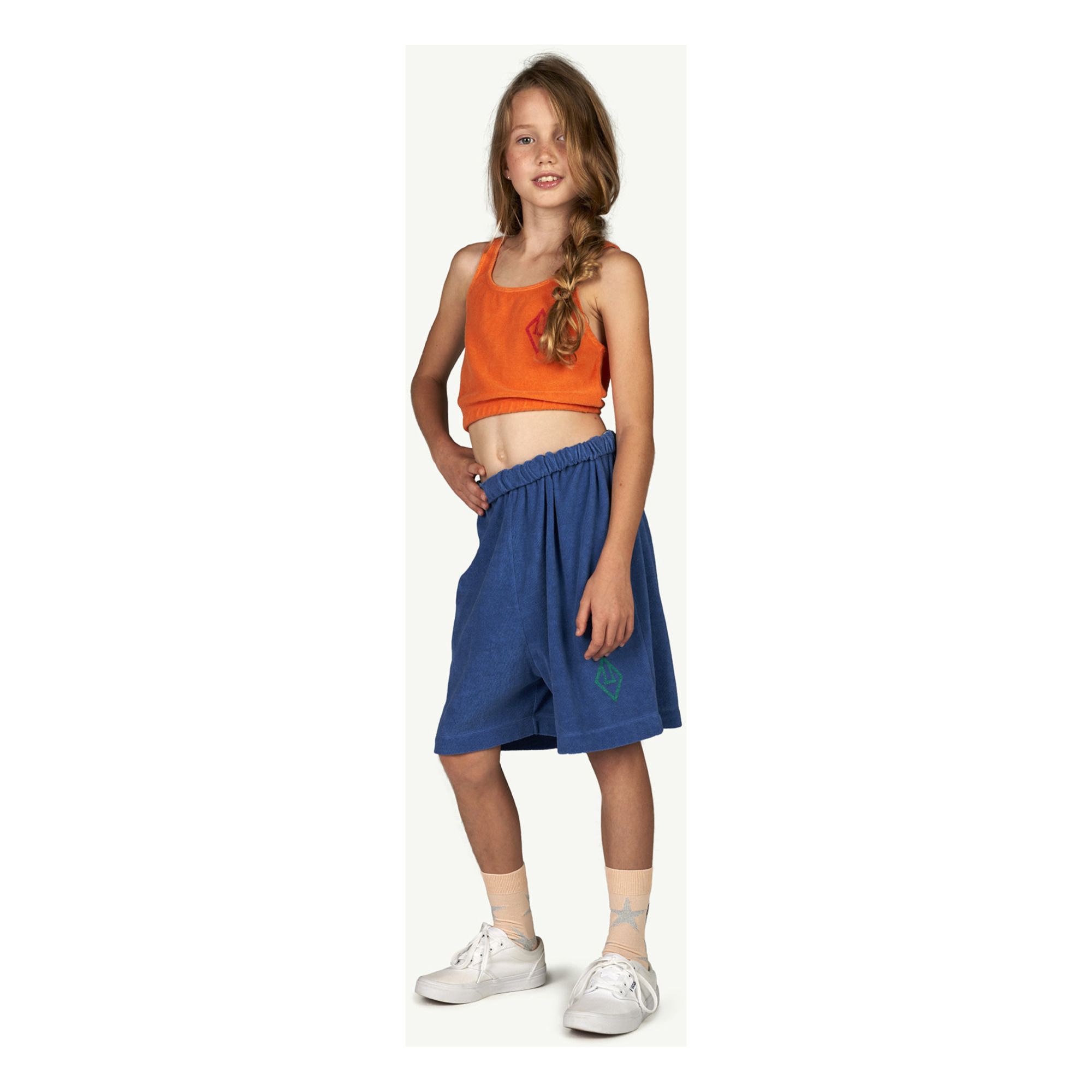 Duck Terry Cloth Tank Top Orange- Product image n°1