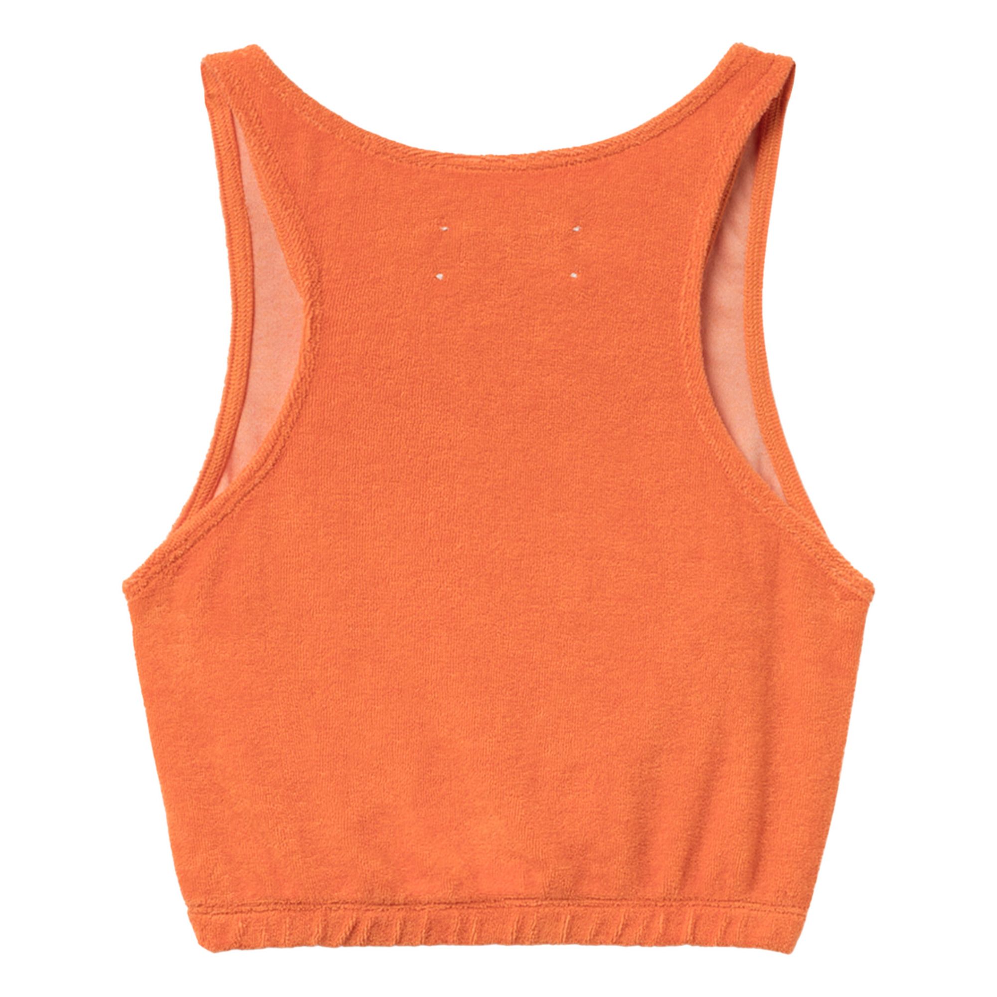 Duck Terry Cloth Tank Top Orange- Product image n°3