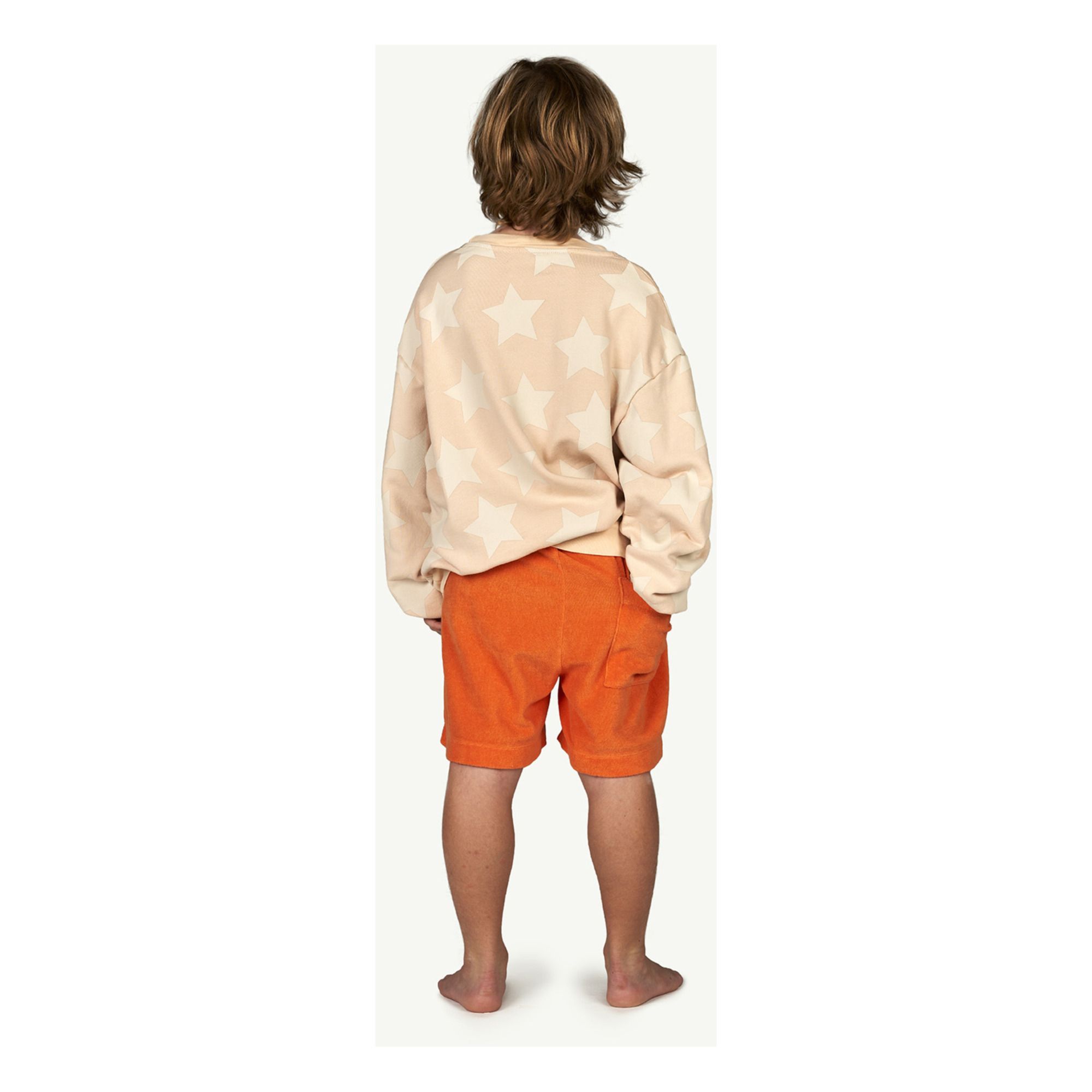 Sardine Terry Cloth Bermuda Shorts Orange- Product image n°2