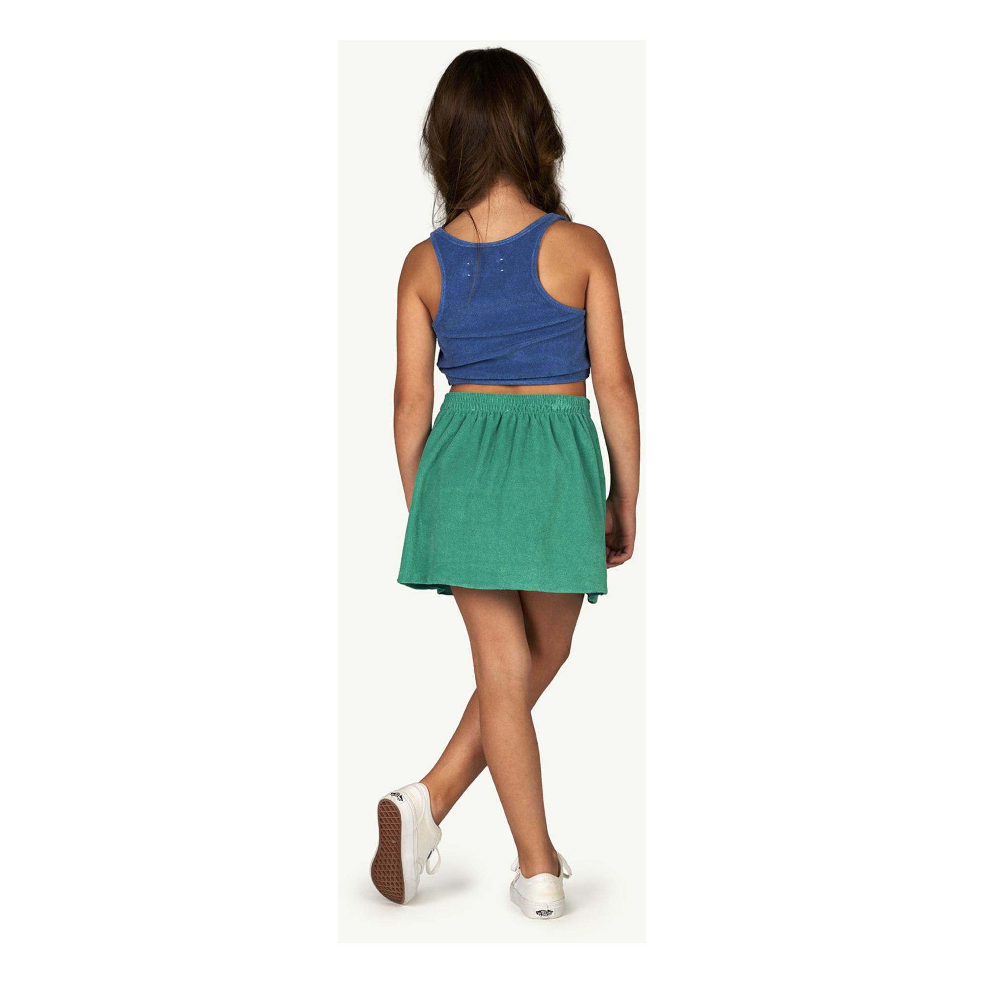 Wombat Plain Terry Cloth Skirt Green- Product image n°2