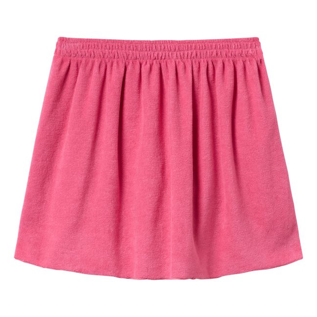 Wombat Plain Terry Cloth Skirt Pink