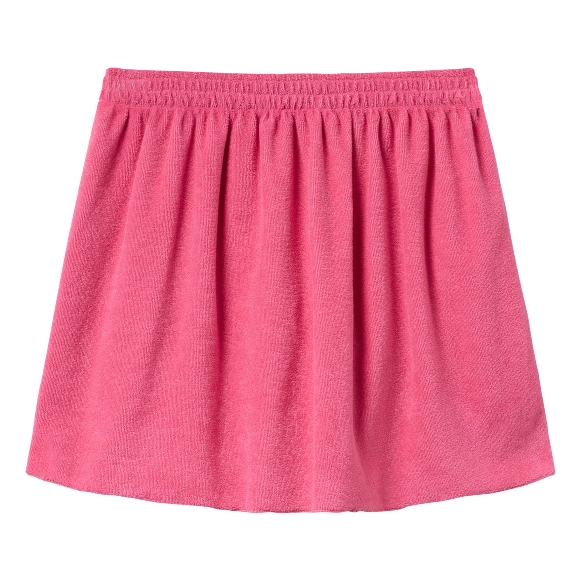 Wombat Plain Terry Cloth Skirt Pink- Product image n°3