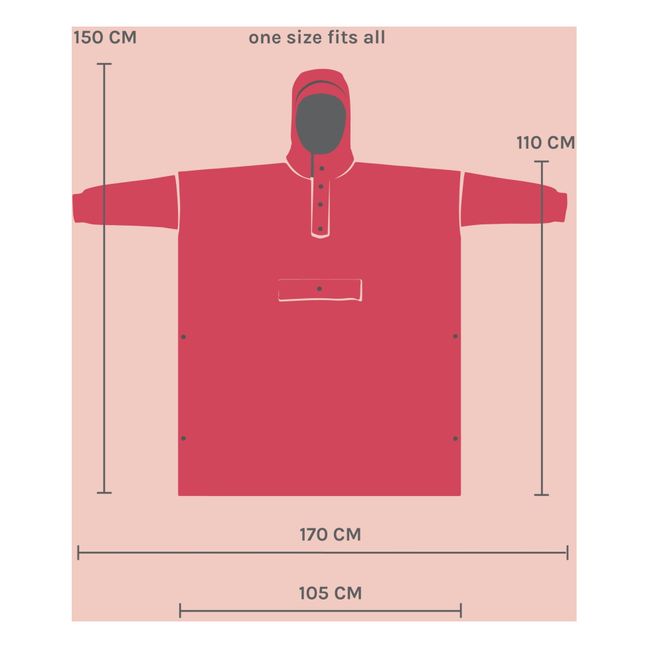 Capa impermeable Pantera Rosa | Rosa Viejo