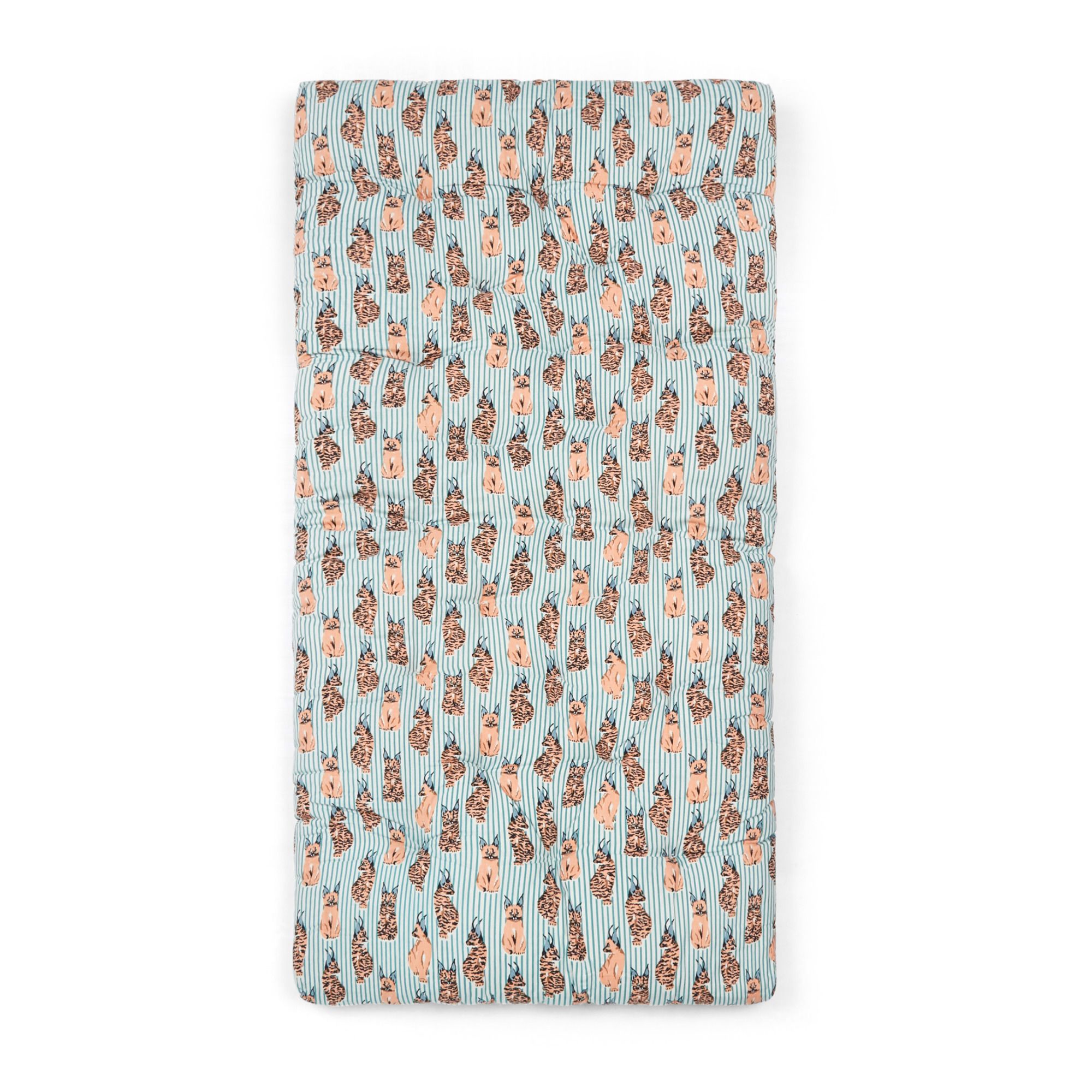 Le Petit Lucas du Tertre - Matelas de sol Caracal en coton - Bleu Vert