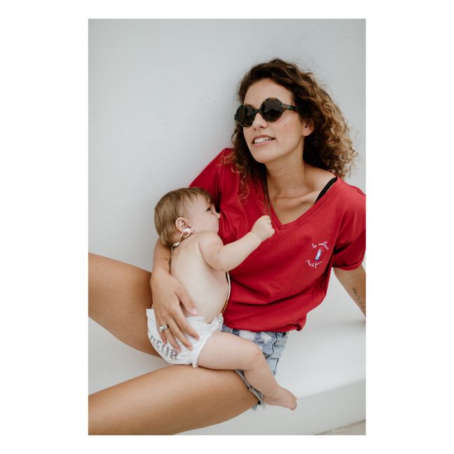 Le Meilleur Pour La Faim Breastfeeding T-shirt | Red