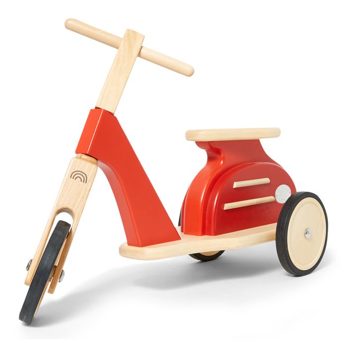 Porteur Scooter - Moulin Roty x Smallable | Rouge- Image produit n°0