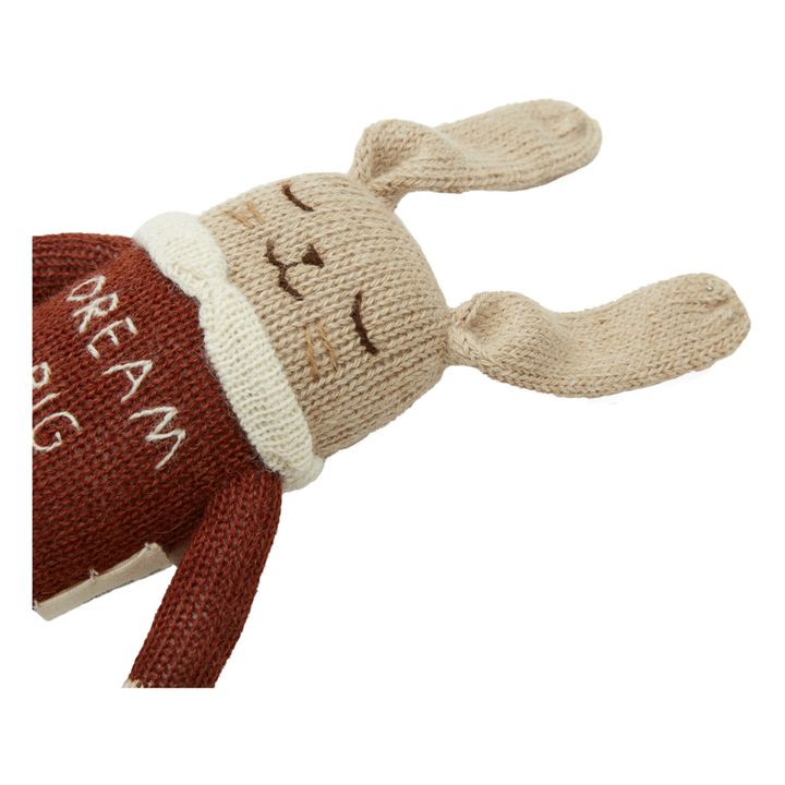 Dream Big Rabbit Toy - Main Sauvage x Smallable Brick red- Product image n°3