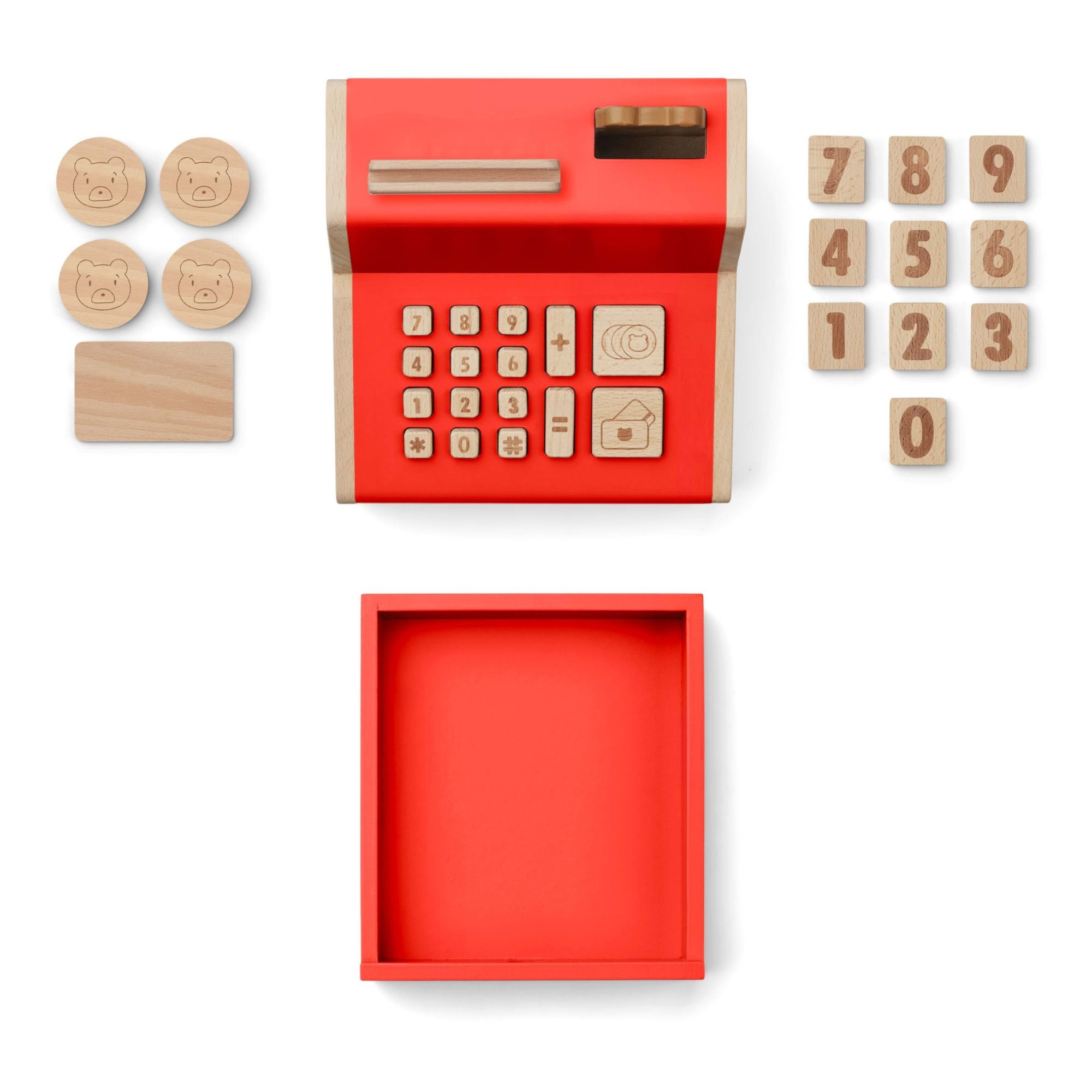 Wooden Cash Register Toy - Liewood x Smallable- Product image n°2
