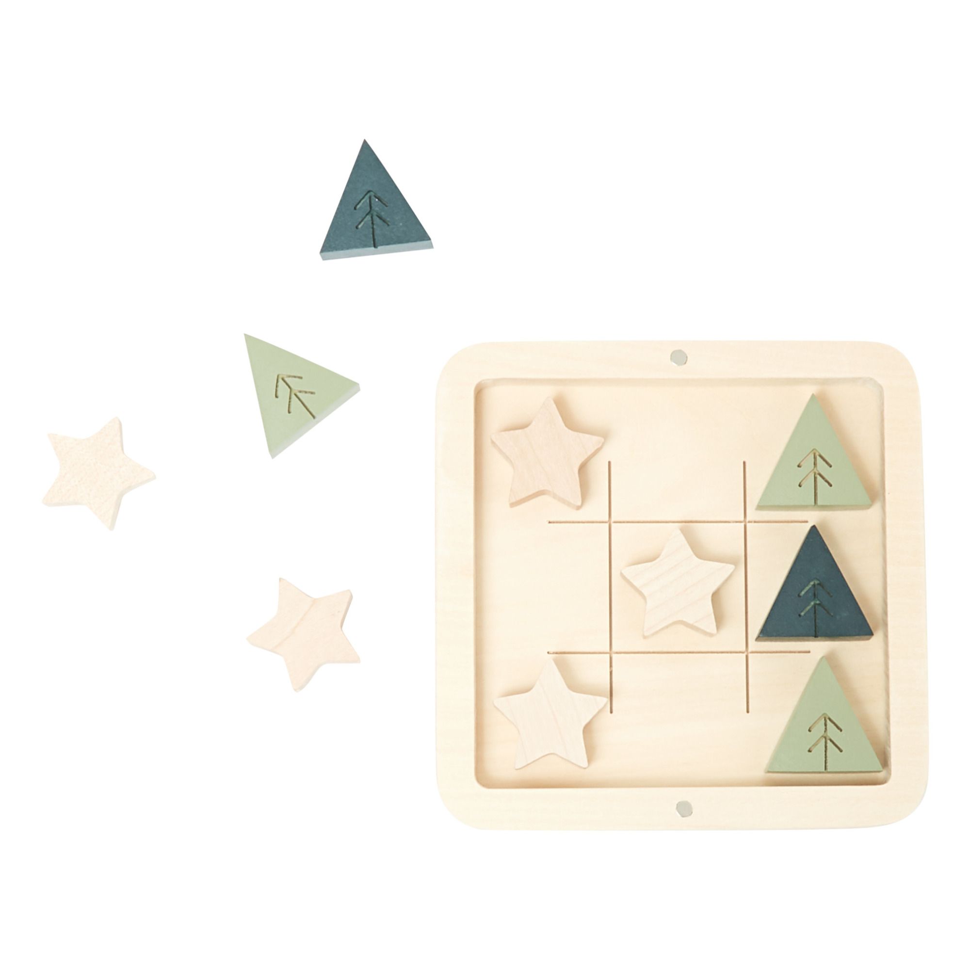 Tic-Tac-Toe Wooden Game - Babai Toys x Smallable- Product image n°3