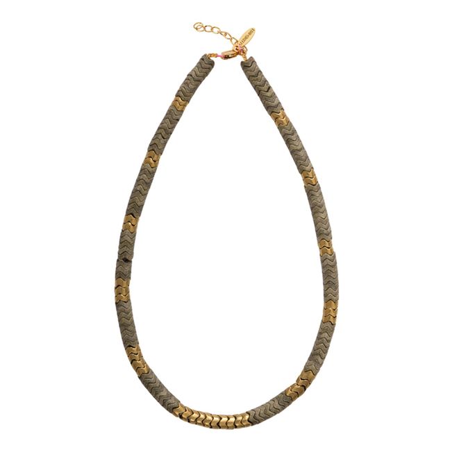 Snake Necklace Brown