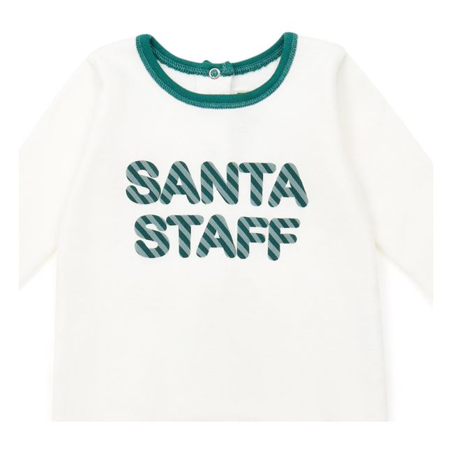 Baby-Pyjama Bio-Baumwolle - Weihnachts-Kollektion - Seidenfarben