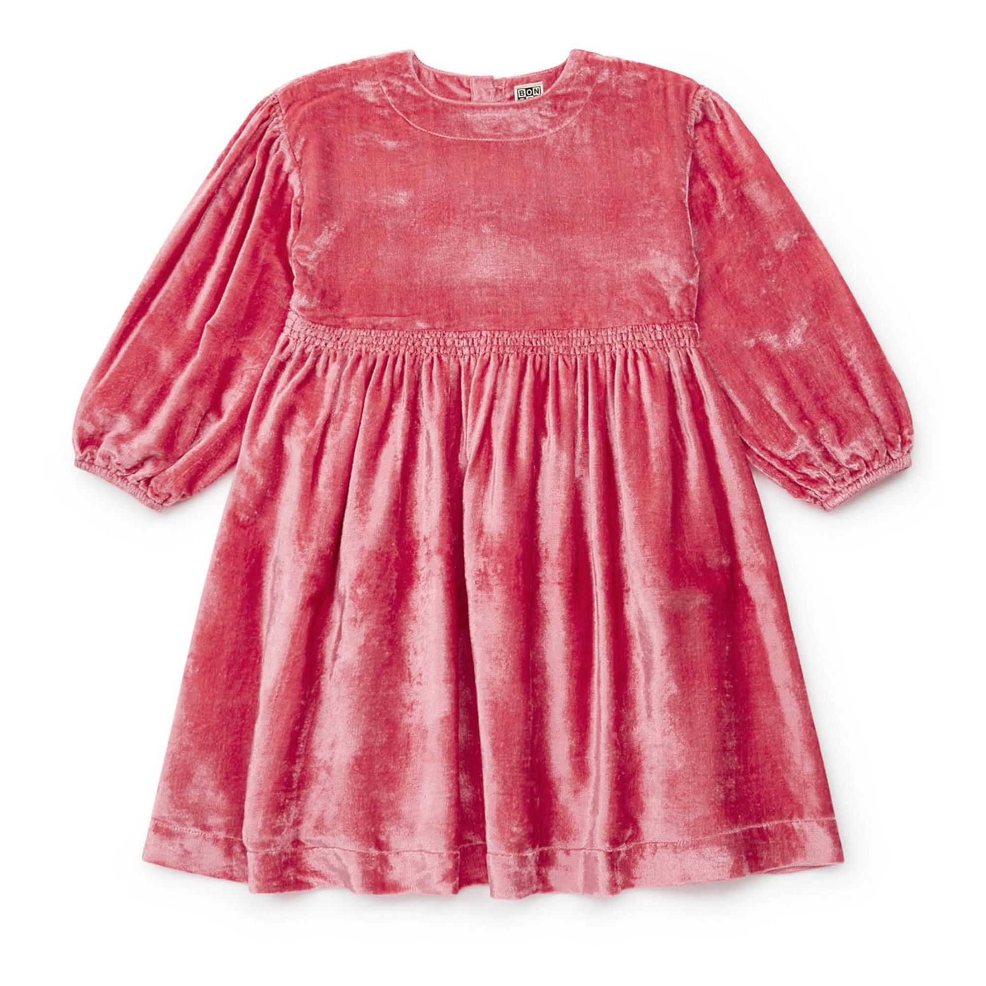 Donano Velvet Dress - Christmas Collection - Pink- Product image n°0