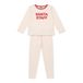 Organic Cotton Pyjamas - Christmas Collection - Pale pink- Miniature produit n°0