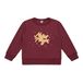 Organic Cotton Sweatshirt - Christmas Collection - Raspberry red- Miniature produit n°0