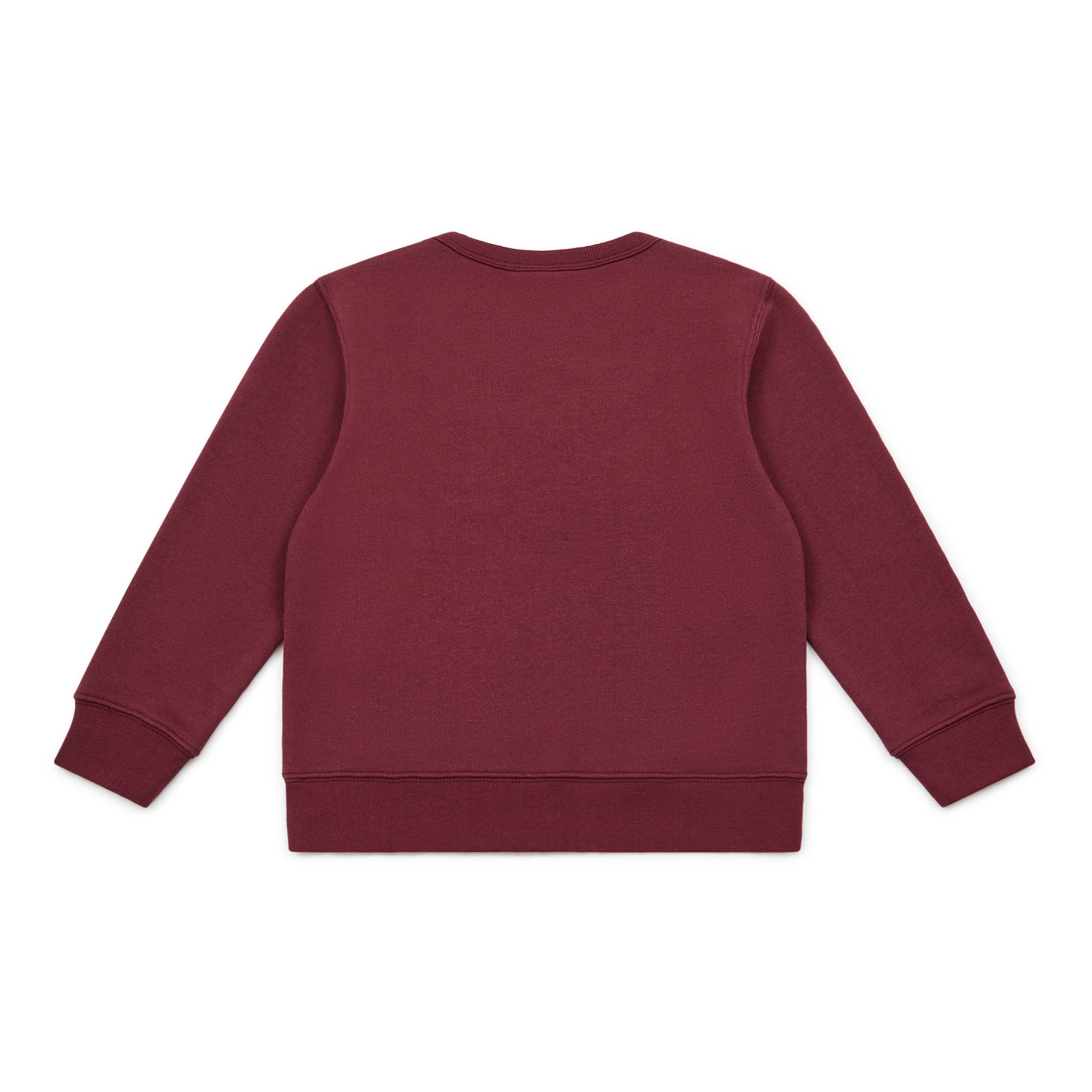 Organic Cotton Sweatshirt - Christmas Collection - Raspberry red- Product image n°4
