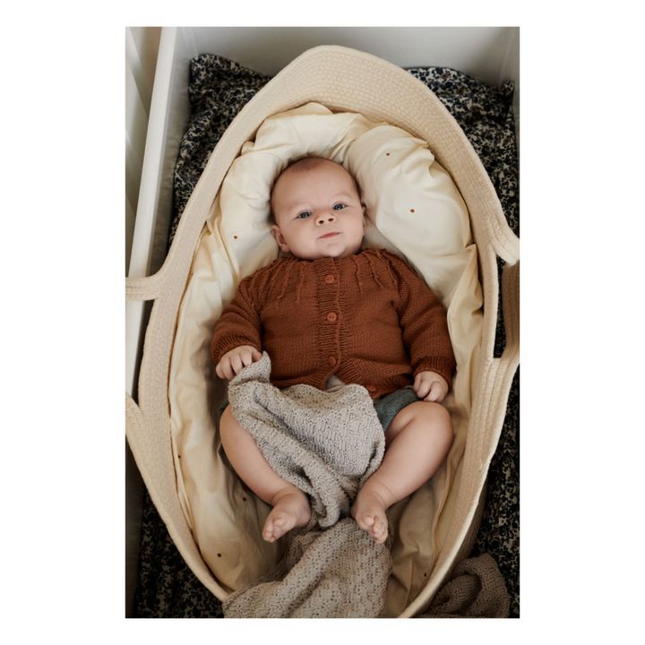 Couffin pour bébé en coton bio- Image produit n°1