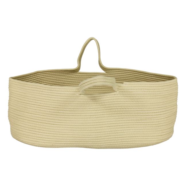 Organic Cotton Moses Basket | Khaki