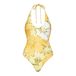 Liza Floral Print Swimsuit Yellow- Miniature produit n°0
