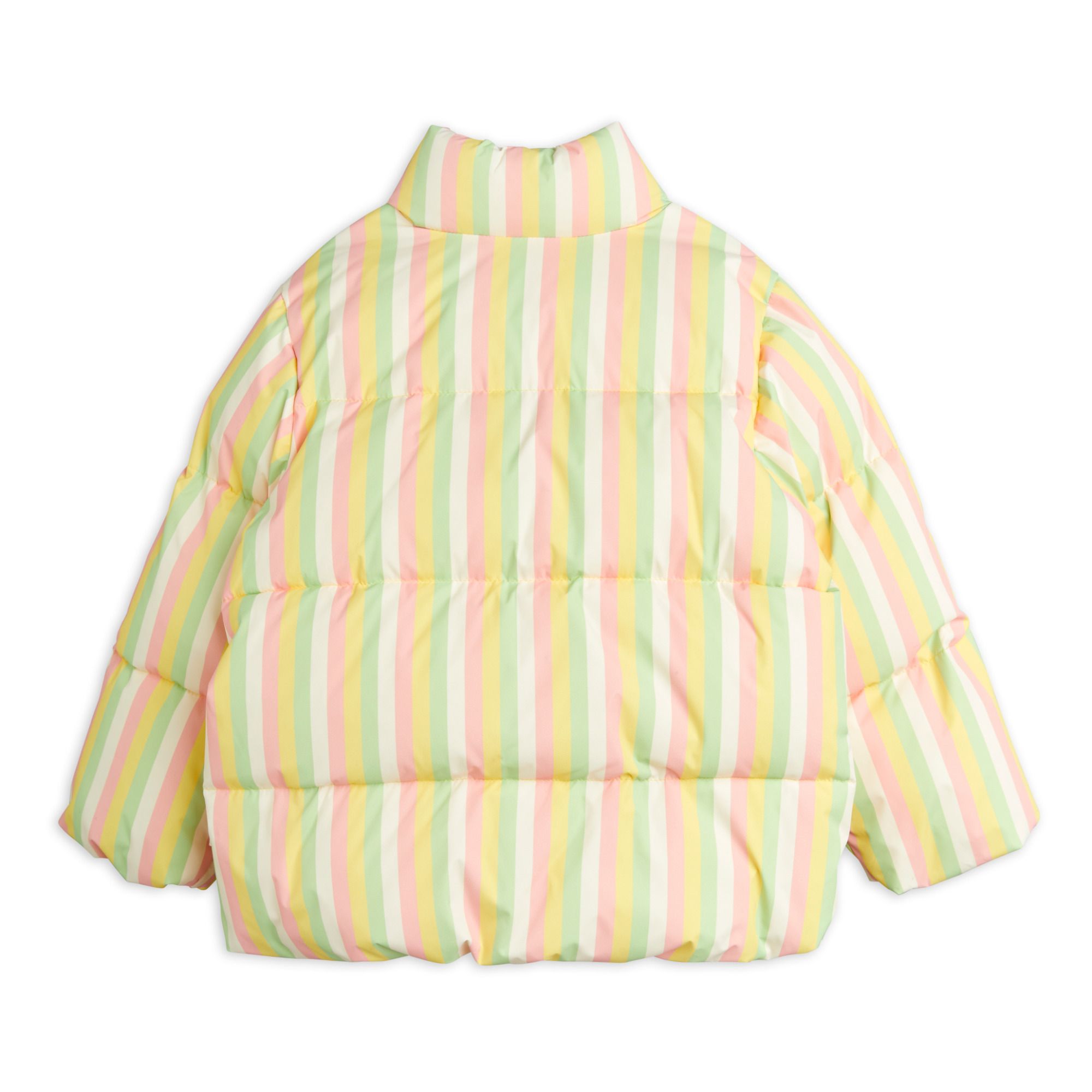 Striped Puffer Jacket Ecru- Product image n°2