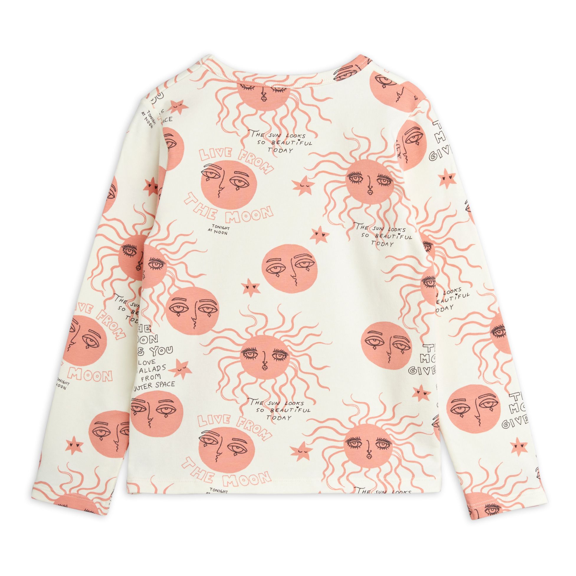 Organic Cotton Moon T-shirt Crudo- Imagen del producto n°2
