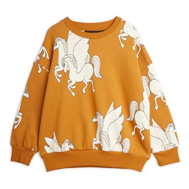 Organic Cotton Pegasus Sweatshirt Camel