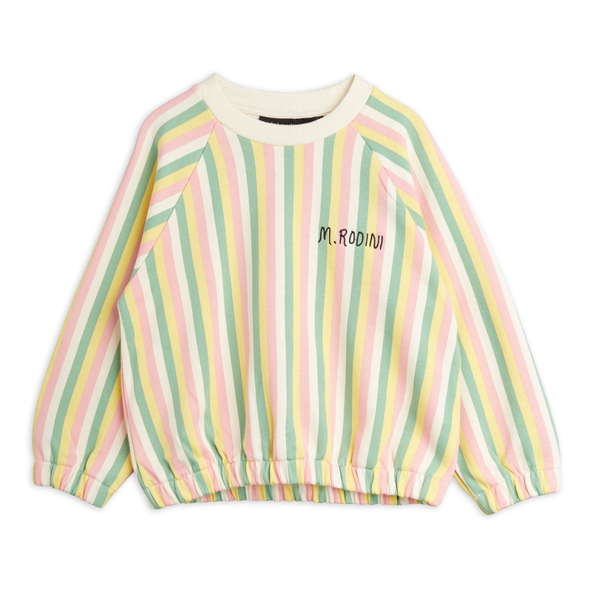 Mini Rodini - Sweat Coton Bio Rayé - Fille -