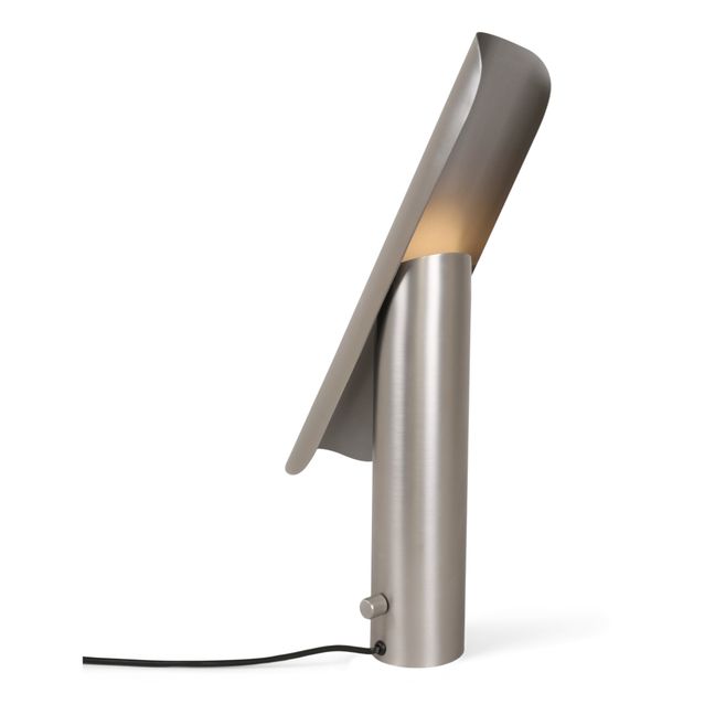 Lampe à poser T-lamp en métal  Argenté