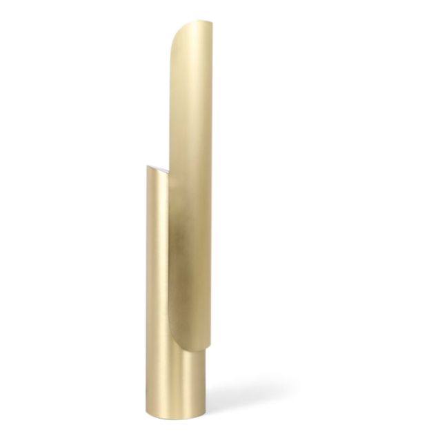 Lampe à poser T-lamp en métal | Doré