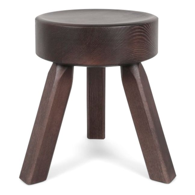 Tabouret AML en pin | Bois foncé