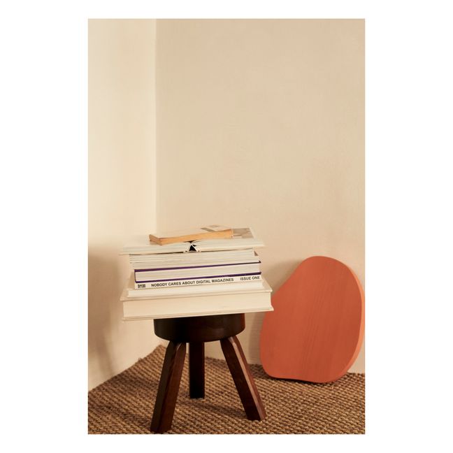 Tabouret AML en pin | Bois foncé