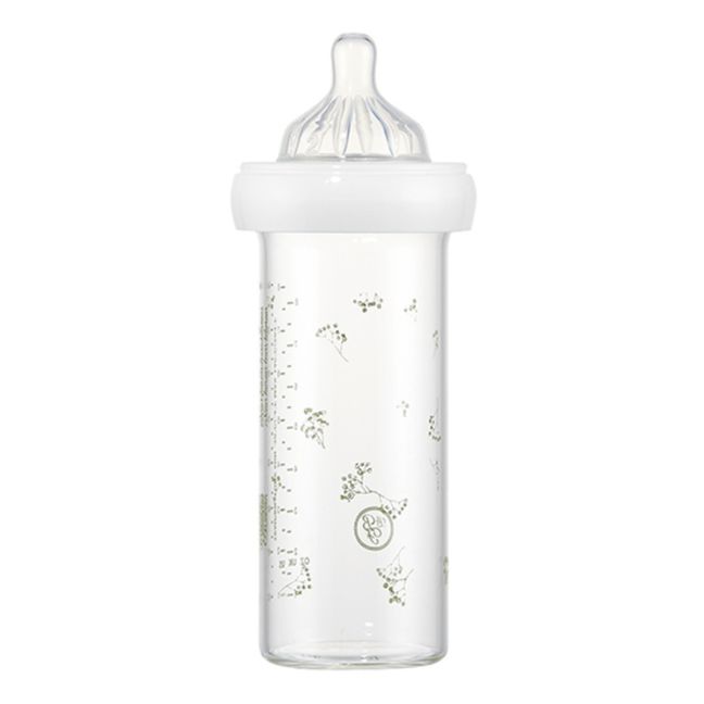 Babyflasche aus Glas Gypsophile - 240 ml Grün