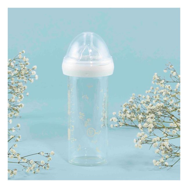 Babyflasche aus Glas Gypsophile - 240 ml | Sandfarben
