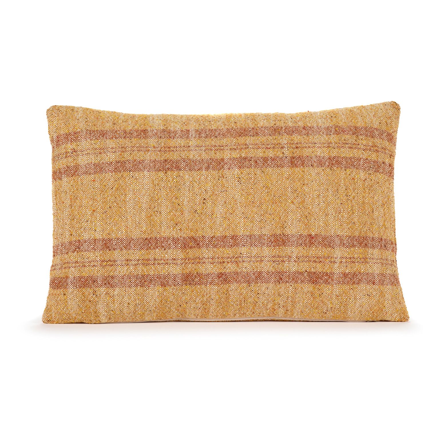 Serax - Coussin à rayures en lin - Ocre